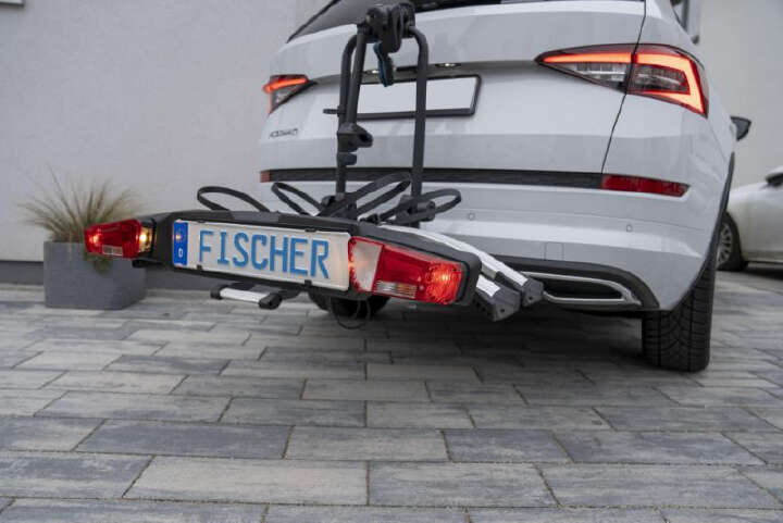 FISCHER Kupplungs-Fahrradträger RoadLine Silver